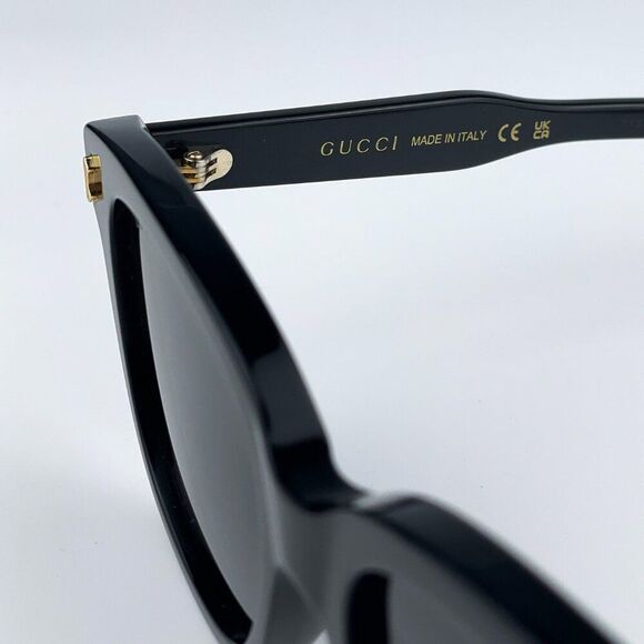 NEW Gucci GG1264S 001 Black Grey Square Women Sunglasses main image 5